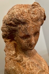 lot 73 image: Cement Bust of a Female