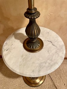 lot 193 image: Marvelous Marble Table Lamp