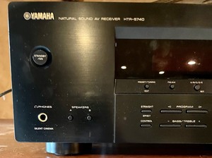 lot 196 image: Yamaha Natural Sound AV Receiver with Remote