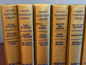 lot 80 image: Golden Harlequin Library Book Set