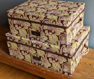 lot 97 image: Raymond Waites Fabric Storage Boxes