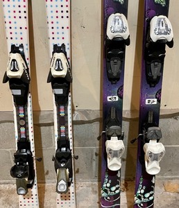 lot 223 image: 2 Pairs of Childrens Skis
