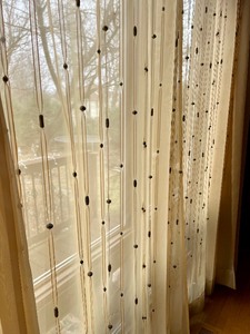 lot 226A image: Charming Curtain Rod and Curtains