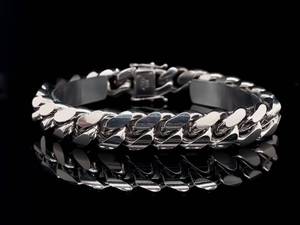 NEW Miami Cuban Bracelet 925 Sterling Silver, 11.80mm, Heavy 69.20g, Made in Italy, Hottest Link in Todays Marketplace.