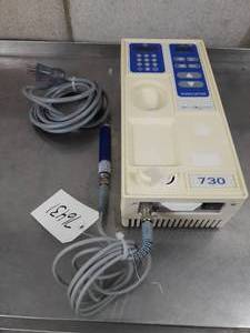 lot 22 image: MSRP $1500 METTLER ELECTRONICS Sonicator 730 Portable Therapeutic Ultrasound Generator ME730 WMettler ME7331 Ultrasound Transducer&nbspApplicator - Great Working Condition  Cosmetic Damage To&nbspTransducer Hanger Does Not Affect Operation