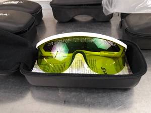 lot 27 image: VASCULAR SOLUTIONS, SPERIAN, CUTERA Laser Eye Protection Excellent Preowned Condition - These Safety Glasses Are All Sold New Online For Over $200 Each