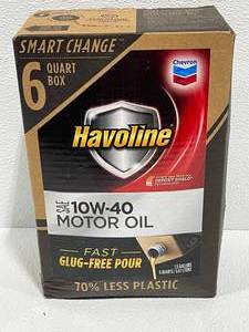 6 Quarts Havoline 10W-40