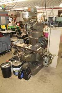 lot 14 image: Bridgeport 4-Axis Milling Machine, Acu-Rite II Digital Position Readout