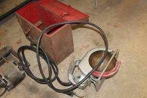 lot 77 image: Mall Tool 86 8 Portable Mall Saw, Case