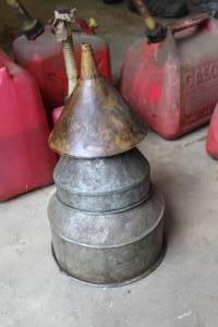 lot 98 image: Lot of (3) Funnels