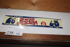 lot 238 image: Pepsi-Cola Metal Wall Art