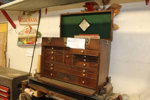 lot 125 image: H. Gerstner & Sons 20 Wood Tool Chest 11-drawer