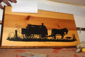 lot 254 image: End Of Day Wall Art