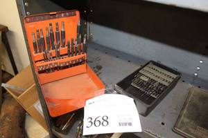 lot 368 image: Lot of (2) Drill Bit Sets, Cases