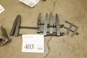 lot 403 image: Lot of (4) Mill Clamps