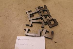 lot 404 image: Lot of (9) Mill Clamps
