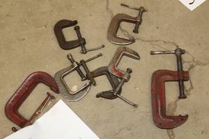 lot 402 image: Lot of (7) C-Clamps