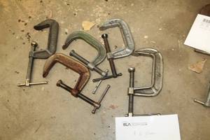 lot 399 image: Lot of (5) C-Clamps