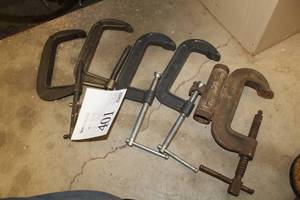 lot 401 image: Lot of (5) 5 C-Clamps
