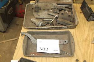 lot 383 image: Misc. Mill Wrenches and Plates