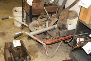 lot 410 image: Scrap Metal, Wheelbarrow
