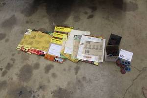 lot 186 image: Lot of  Sanding Discs, Sandpaper Sheets