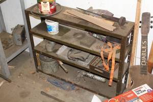 lot 175 image: Metal Shelving Unit 4