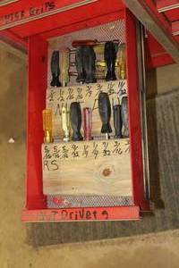 lot 52 image: Hand Tools - Nut Drivers, Wood Storage Blocks for Drivers