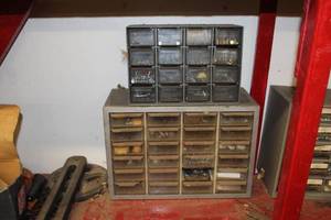 lot 162 image: Lot of (2) Parts Organizer Cabinet - Hardware