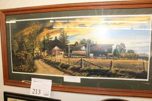lot 213 image: Before The Storm by Doug Knutson #131850 Signed&Numbered Print , FramedSingle Matte