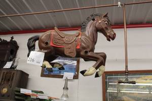 lot 216 image: Plastic Rocking Chair Pony