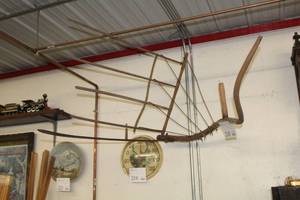 lot 218 image: Vintage Wood Hay Thatcher