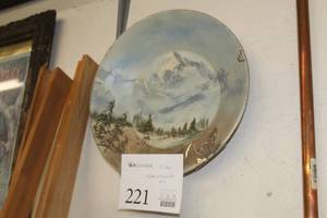 lot 221 image: Metal Mining Pan Wall Art