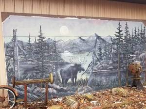 lot 10D image: 16x8 Garage Door Mural - Moose by Arnold 14