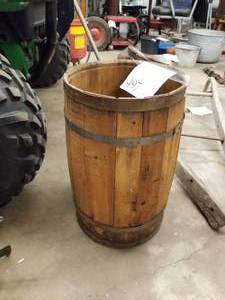 lot 497 image: Vintage Wood Barrell