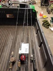lot 551 image: Lot of (4) Fishing Rod with Reel