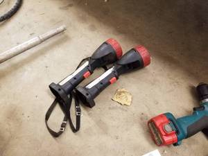 lot 1113 image: Lot of (2) Rechargeable Flashlights