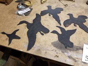 lot 529 image: Lot of (5) Wall Art - Phaesants, Ducks
