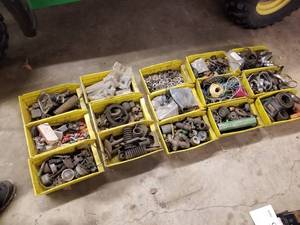 lot 200 image: Lot of (15) Plastic Parts Organizers