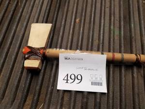 lot 499 image: Wood Tomohawk Deco
