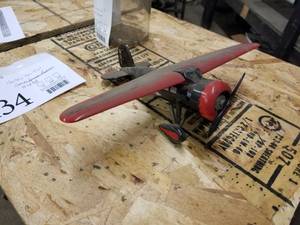 lot 434 image: Liberty Classics Harley Davidson Metal Vega Plane Toy Collectible