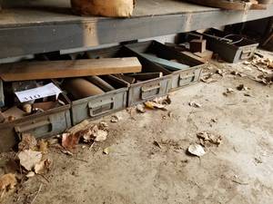 lot 310 image: Lot of (5 Bins) Steel & Blocks