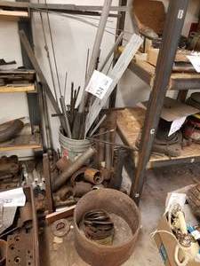 lot 324 image: Misc. Steel Pipes, Rods, Discs, Plates