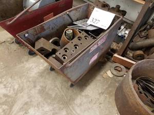 lot 327 image: Metal Cart with Scrap Metal