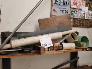 lot 320 image: Lot of  Plastic Tubing, Plastic Sheeting