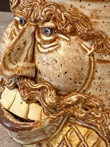 lot 46 image: Jim Coiner Pottery Caricature Mug