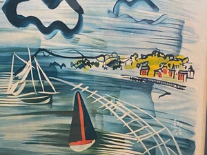 lot 64 image: Framed Lithograph by Raoul Dufy