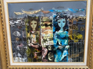 lot 76 image: Framed Unique Art by Jean Calogero