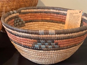 lot 123 image: Three Woven Baskets