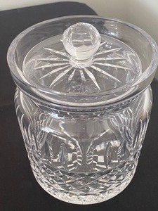 lot 145 image: Crystal Biscuit Jar